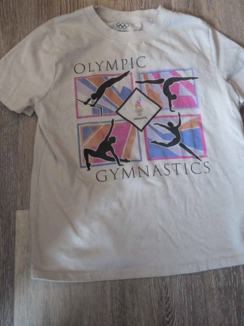 Olympic Heritage Atlanta 1996 Gymnastics T-Shirt Kids Size 7/8 Abercrombie kids